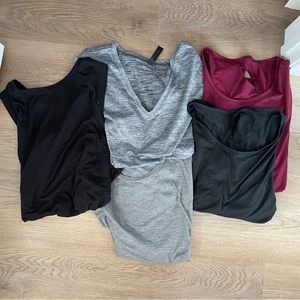 🚨SOLD🚨Set of 5 workout tops